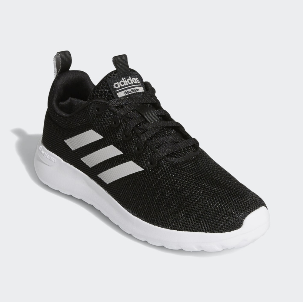 Black Adidas LITE RACER TRAINERS SHOES - Picture 2 of 6